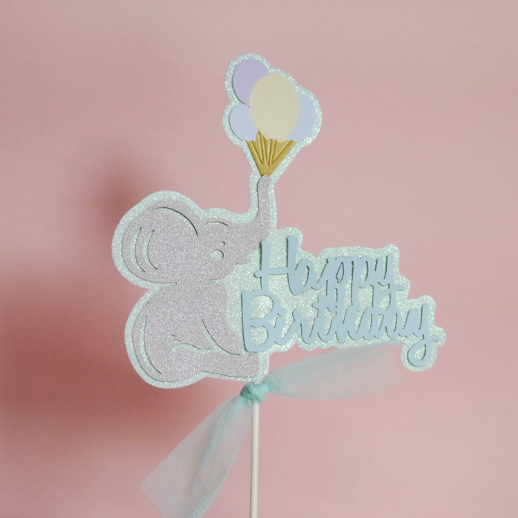 English Birthday Happy Cartoon Balloon HB Love Gift Box Birthday Happy Cake Account Crown Crown милые звезды