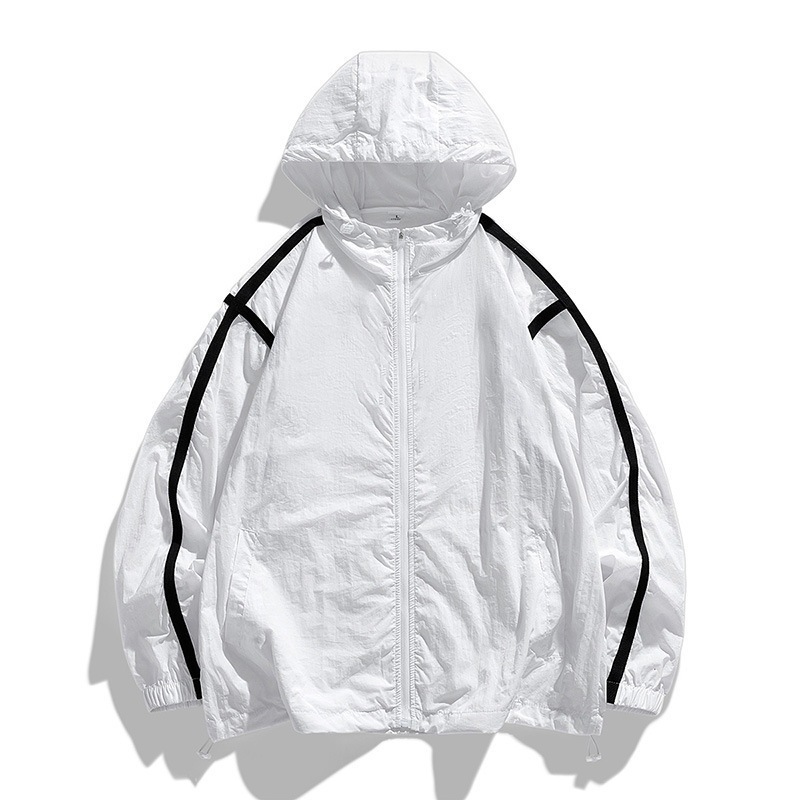 Ropa de protección solar para hombres 2026 verano nuevo anti-UV upf50 + seda de hielo delgada ropa de protección solar transpirable de gran tamaño