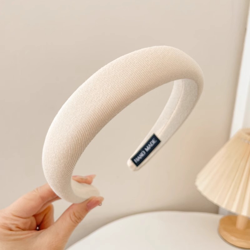 Alta gama Chanel estilo alto cráneo superior diadema de las mujeres de todo partido pelo presionando diadema pelo paquete temperamento tocado horquilla grutas pelo