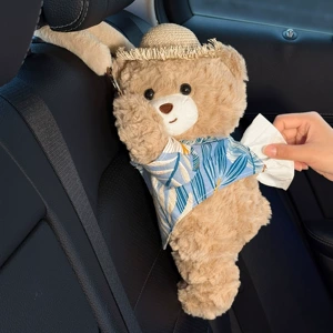 Car Tissue Box Hanging 2025 New Cute and Beautiful Doll Car Tissue Hanging Bag Female Car Tissue Box