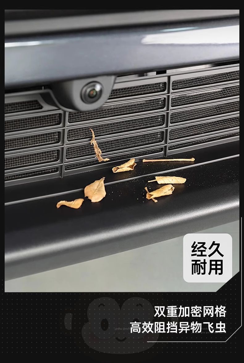 Applicable for the New Model Y Tesla Insect-Proof Net, Detachable Front Grille Air Intake Protection Modification Accessory
