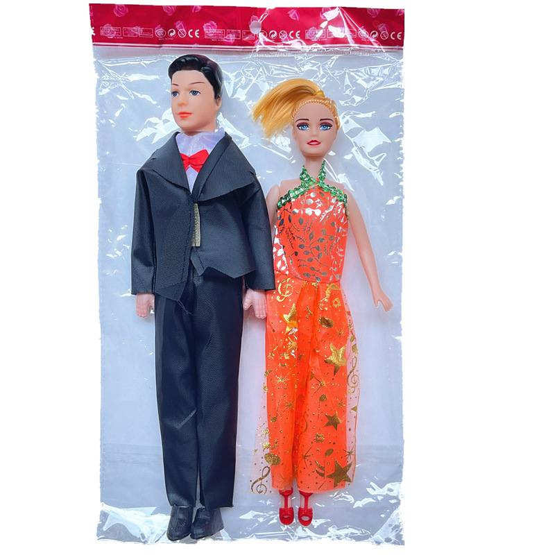 Venta al por mayor OPP bolsa pareja Lele Barbie muñeca jugar a casa juguete hombres y niñas regalo transfronterizo 3 yuanes puesto