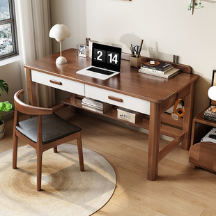 All Solid Wood Desk Student Home Writing Desk Simple Computer Desk Desktop Bedroom Desk Study Desk Factory Batch