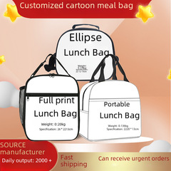 Amazon Printed Lunch Bag Student Large Capacity Insulated Lunch Bag Office Worker Meal Box Bag Children Cartoon Ice Pack Ice Bag