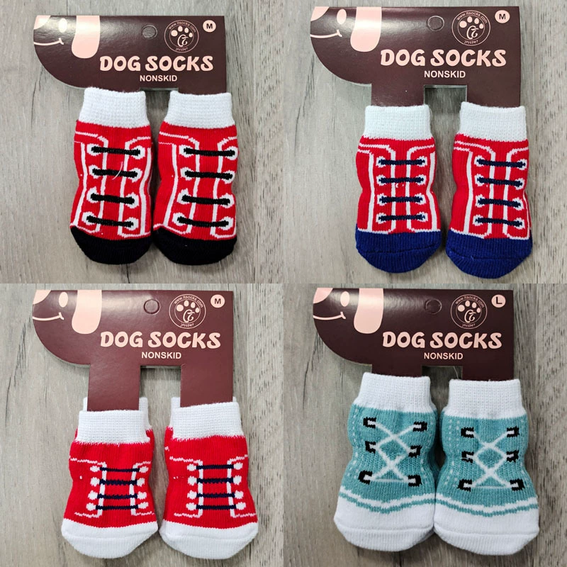 Мелкие оптовые носки для собак Носки для домашних животных бытовые носки с защитой от выпадения