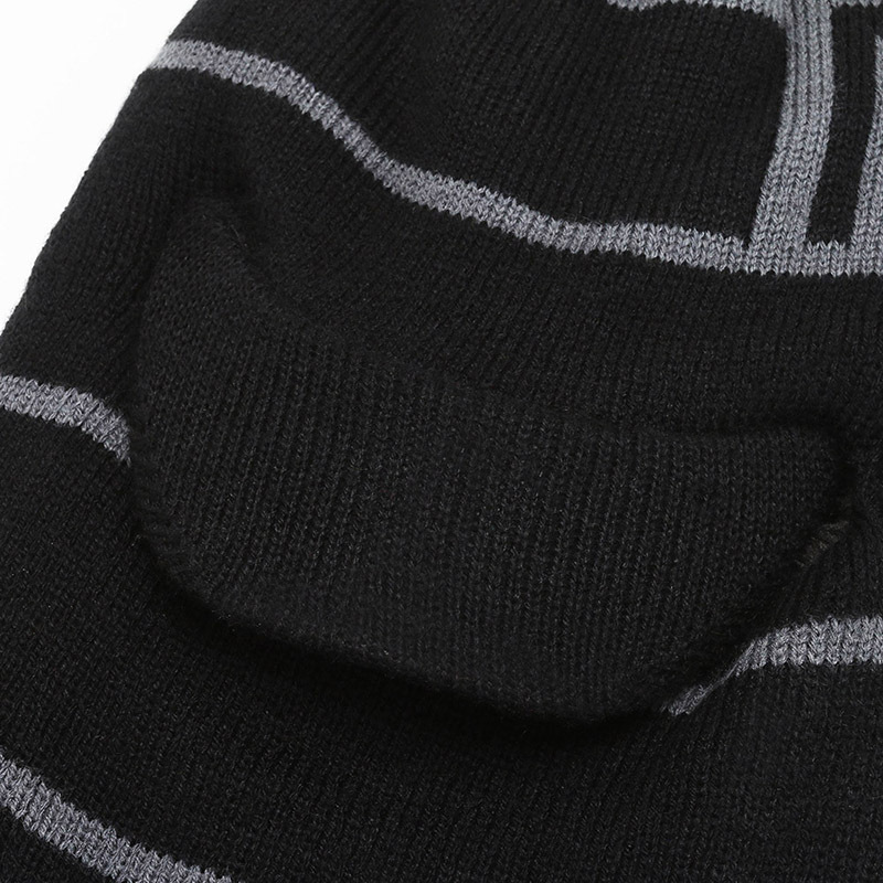 New Winter Hat Men's One Piece Duck Tongue Knitted Hat M Outdoor Plushed Warm and Cold Proof Woolen Hat Cycling Pullover Hat_voghion.com