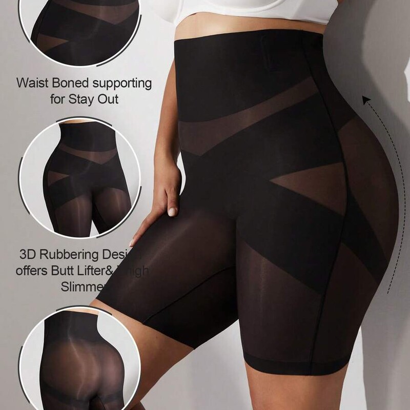 1Pc Women's Corset Hip Lift High Waist One-Piece Body Shaper