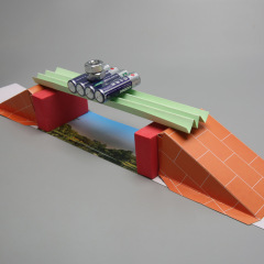 Science and Technology Small DIY Craft Paper Bridge Construction Fun Educational Toys for Young Students Physics and Mechanics Structure Small Toys