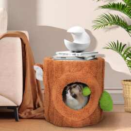 树洞猫窝猫树塔猫爬树猫公寓，独特的猫树，猫玩具猫家宠物用品