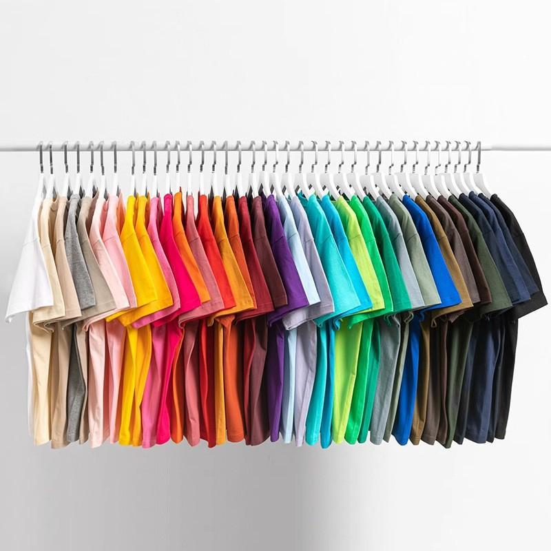 Heavyweight Pure Cotton Short-Sleeve T-Shirt, Solid Color, Loose Fit, Casual, Versatile, Base Layer Shirt, Men's Everyday Basic Fashion Top