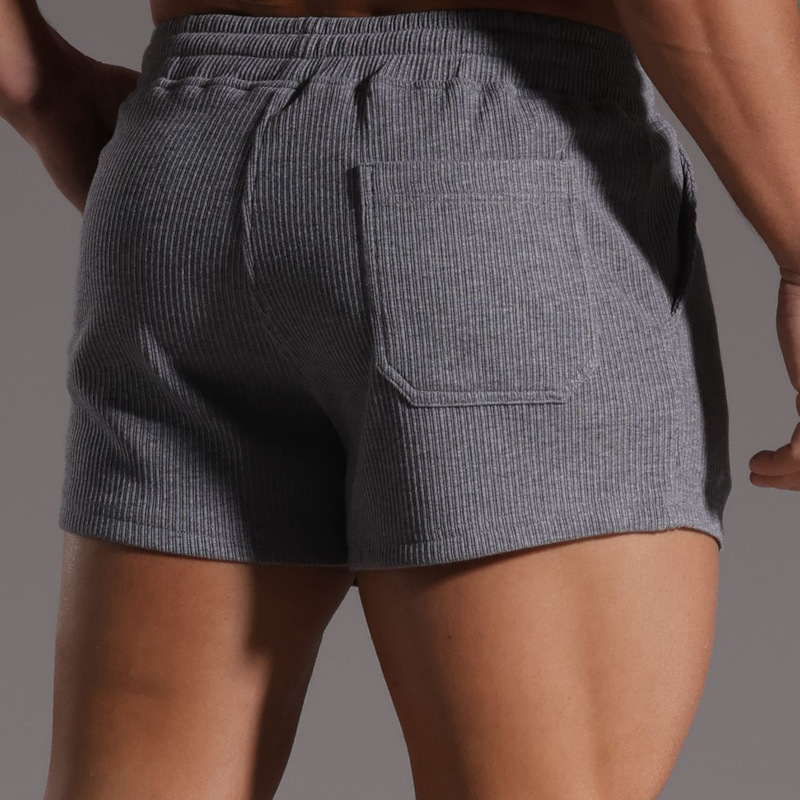 2026 New Style Vertical Striped Ultra-Short Men's Shorts, Comfortable Home Shorts, Hot Pants, Marathon Sports Shorts
