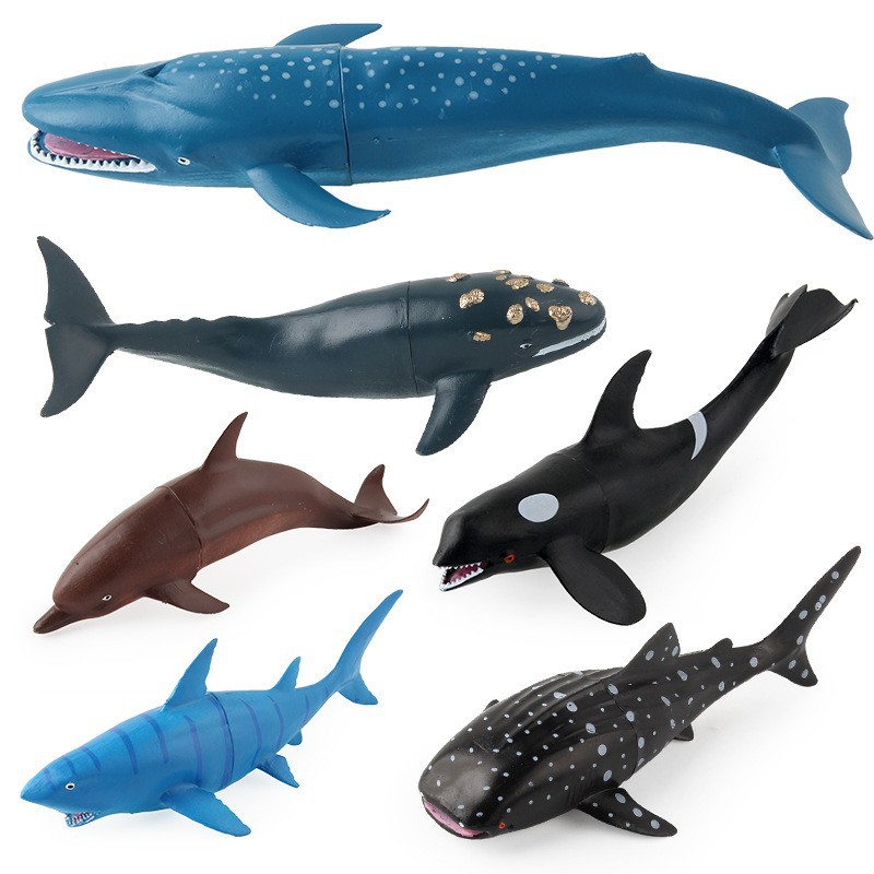 Simulación de exportación transfronteriza modelo animal marino tortuga ballena pulpo estrella de mar modelo escritorio decoración estática juguete