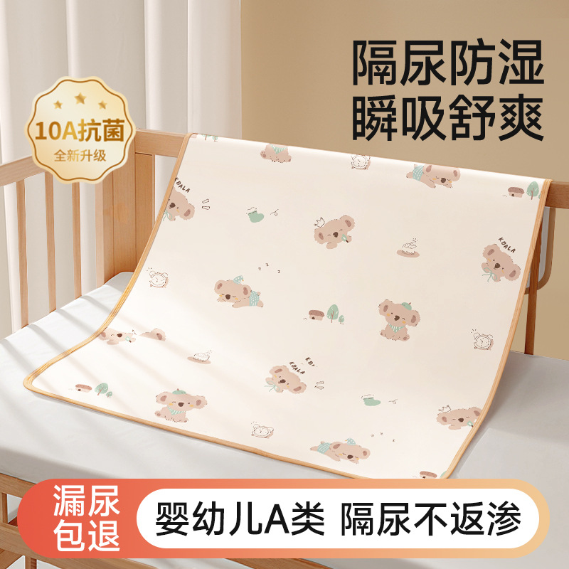 Large Waterproof Diaper Pad, Class a Breathable and Leak-Proof Baby Care Diaper Pad, Non-Slip Bed Sheet, Washable Baby Diaper Pad