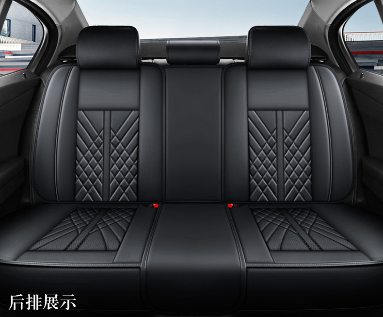 25 New Car Cushion Four Seasons General Napapi Fully Surrounded Full Leather Five-seat Cushion Seat Cover Amazon Wholesale