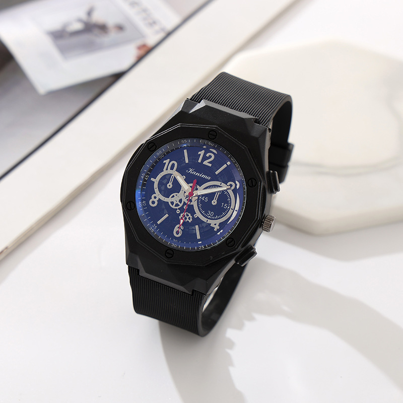 Reloj transfronterizo para hombres hueco al aire libre moda de silicona correa relojes de estudiantes de varones creativos nuevos regalos al por mayor image 8