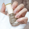 Nail polish, nude transparent gel polish for manicure, new collection, no lamp dry