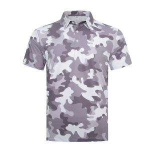 Golf Collar Polo Shirt Short Sleeve 3D Print Men's Pullover Large Size Short Sleeve Casual Shirt Sweatshirt Summer