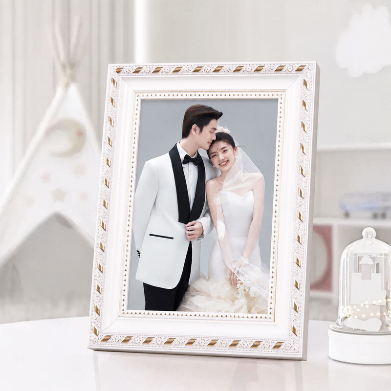 European-style wedding couple photo frame for wall hanging, large size family portrait frame 16 inches 20inch 10inch A4 tabletop display