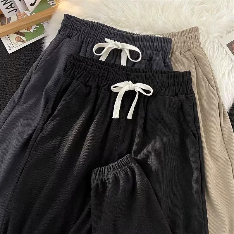 Вельветовые цветные мужские повседневные брюки, осенние