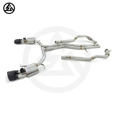 front exhaust pipes with glossy – Exhaust pipe