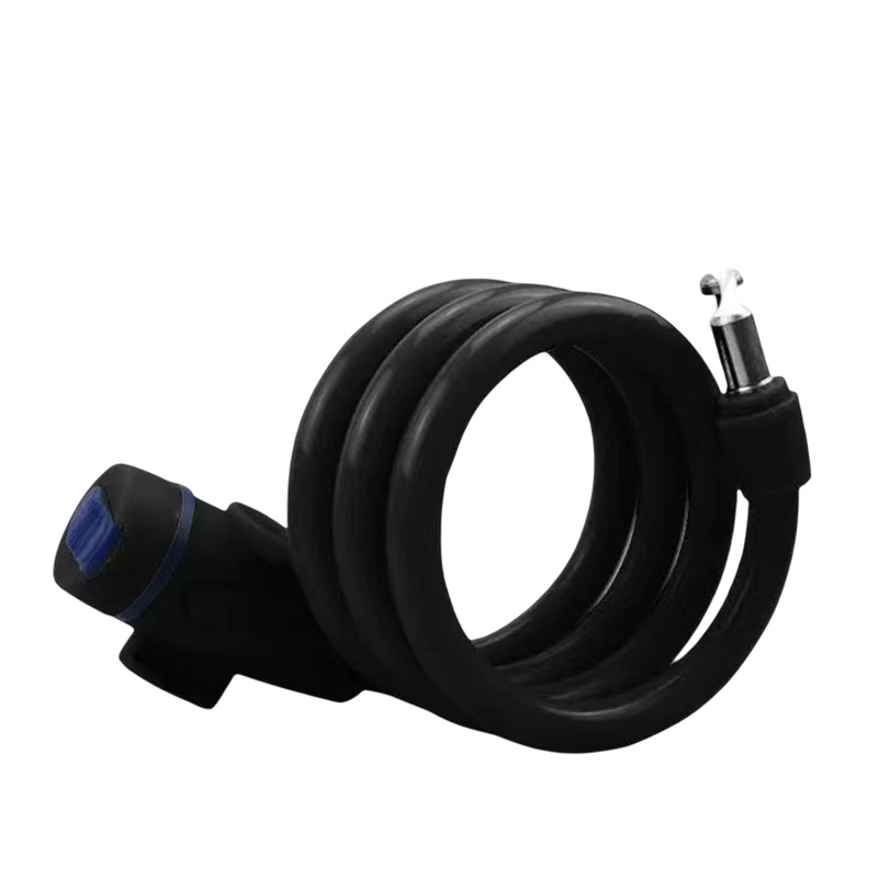 Mountain bike lock helmet lock electric bike battery lock leaf lock core motorcycle anti-theft portable steel cable lock