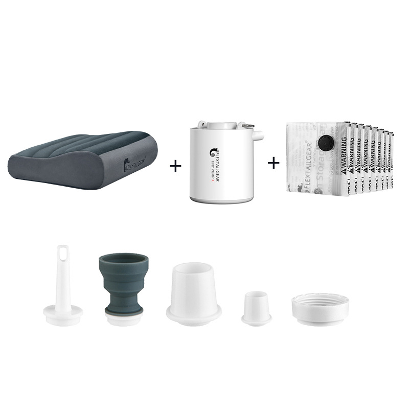 鱼尾户外便携电动打气泵小型锂电气垫高压高续航抽充充电式TYX