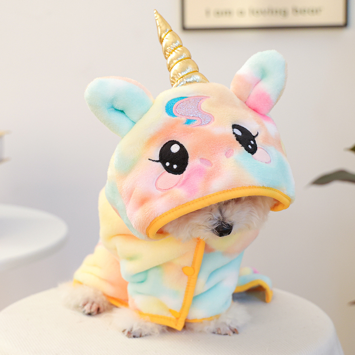 귀여운 만화 목욕 수건 색상 조랑말