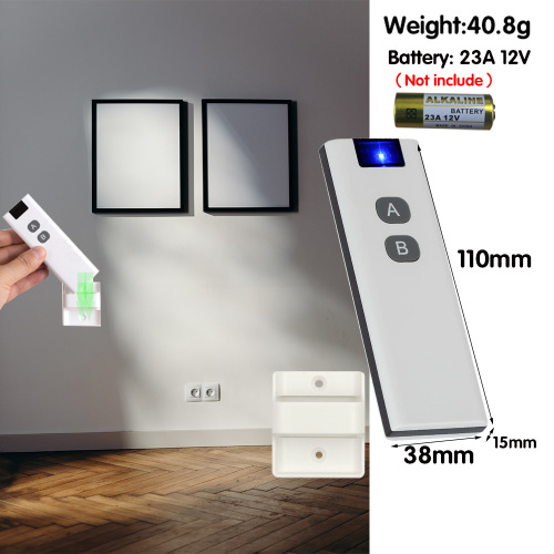 RF433MHz radio frequency wireless remote control switch high-power remote control clothes drying rod garage door forward and reverse transmitter