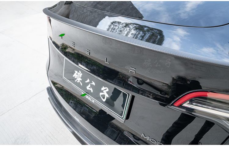 Applicable to TESLA Interior Trim Upgrade before and after Model3YSX of Tesla Real Carbon Fiber Car
