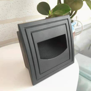 LED step light wall light stair step corridor side wall foot light embedded Wall foot light 86*86*50 arc