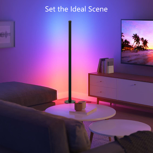 New Smart WiFi LED Floor Lamp RGB Atmosphere Lamp Corner Lamp Assembly and Disassembly Popstar Lamp