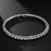 TennisChain�W���Ʒ4-5mm�W��� �r����Ůʿ�����ʯ��朸߼���