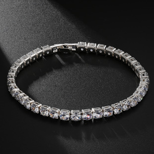 TennisChain�W���Ʒ4-5mm�W��� �r����Ůʿ�����ʯ��朸߼���