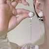 Fashionable earrings, advanced silver needle, silver 925 sample, high-quality style