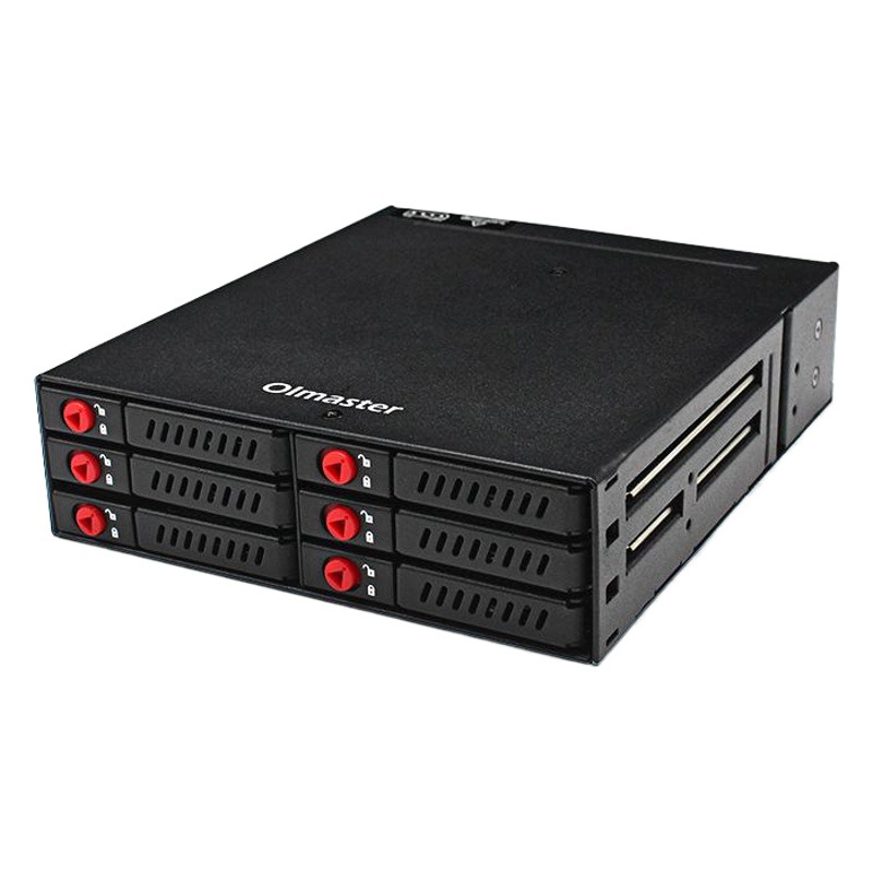 Caja de disco duro incorporada multi-disco del disco duro del Multi-disco de 2,5 pulgadas SATA toda-caja metálica del disco duro de la unidad óptica con el ventilador