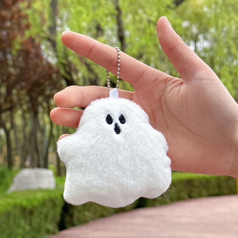 小紅書ハロウィン幽霊ペンダントカップルキーホルダー、バッグアクセサリー、小さな人形、ぬいぐるみ、カップルペンダント|undefined