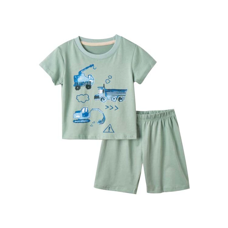 Summer children's set for boys, sleeves, T-shirt, shorts, 25 years, with short sleeve