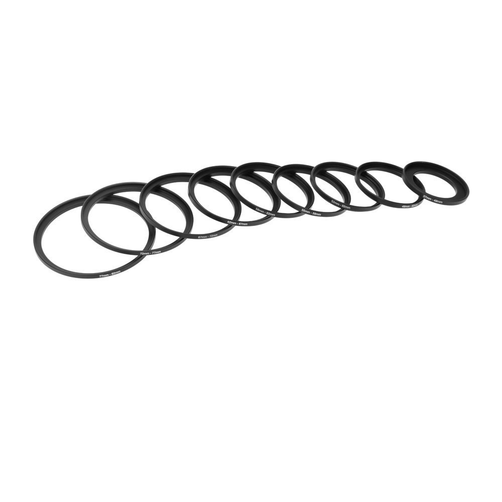 Todo-metal filtro adaptador de lente anillo pequeño giro gran giro pequeño 37-82 82-37 anillo secuencial anillo inverso