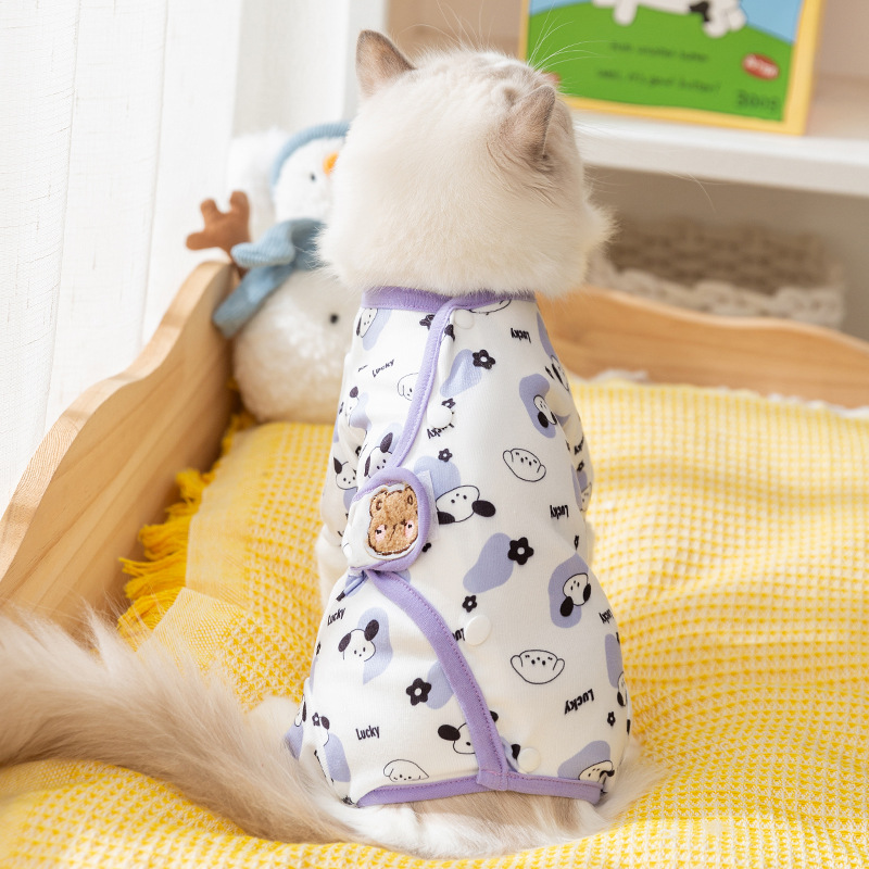 Ropa de aire acondicionado cálido de otoño e invierno para gatos