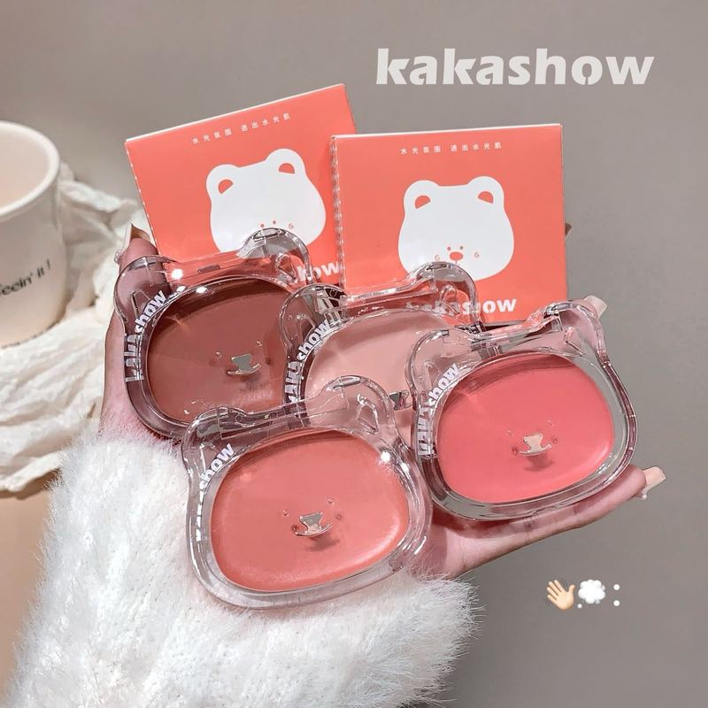kakashow水光多用膏清透水润水光腮红韩系元气显嫩腮红水光膏胭脂|undefined
