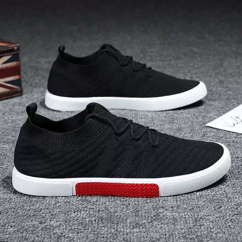 Летняя повседневная дышащая мужская обувь, сверхлегкие и сверхмягкие парусиновые кроссовки, высокоэластичные туфли из сетчатой ​​ткани, слипоны без шнуровки.