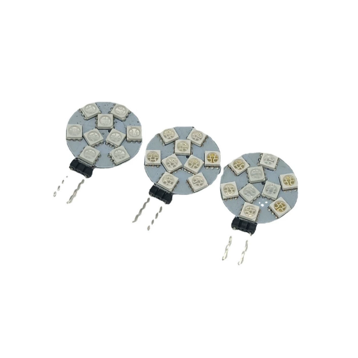 Производитель хрустальной лампы для шкафа, низковольтное освещение, светодиодный прожектор постоянного тока 12 В G4-9SMD-5050, красочная лампа