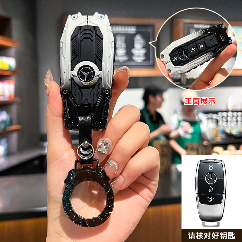 A타입 [헤비듀티-브레이크 디스크 버클]-흑백 그라데이션