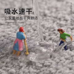 New cross-border high wool thickened star hotel bathroom floor mats home entrance bathtub absorbent mats bedroom floor mats