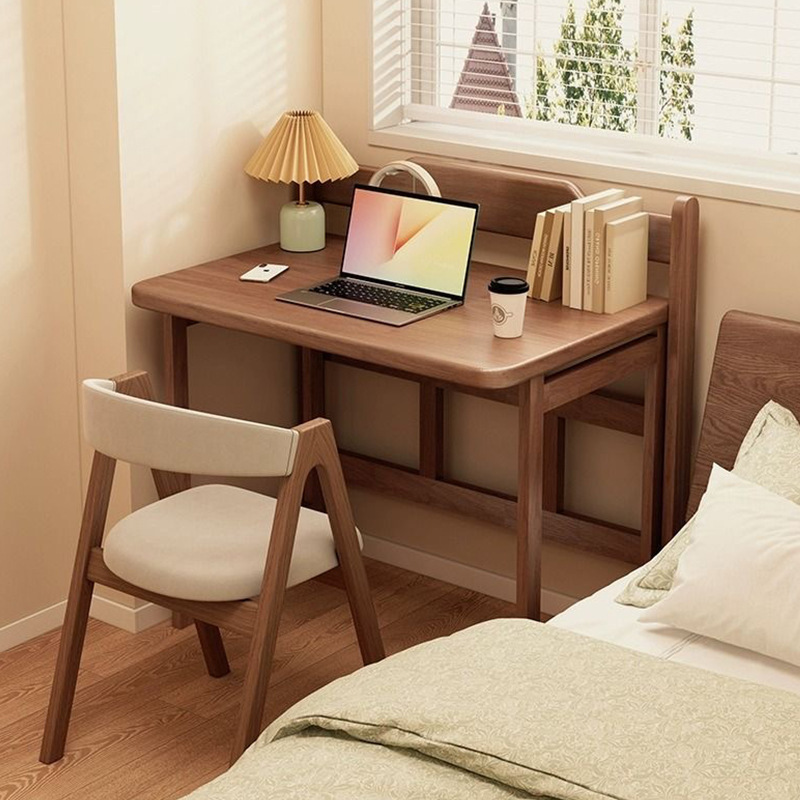 Solid Wood Folding Desk Home Student Computer Desk Bedroom Small Apartment Study Table Bedside Writing Desk Simple Table