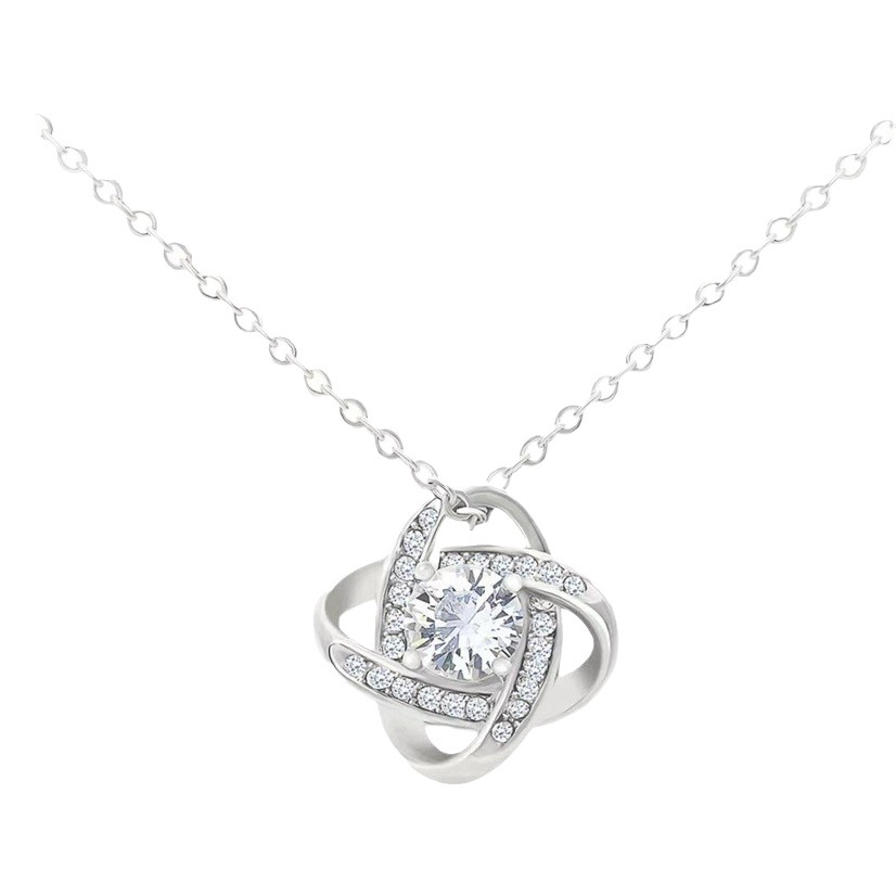 Amazon popular colgante de diamante completo transfronterizo europeo y americano estrella eterna Madre niña Regalo De vacaciones collar de trébol