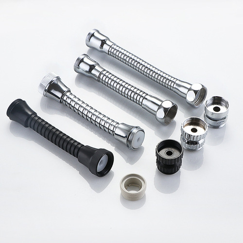 Shower hose, stainless steel shower pipe, double buckle hose, connected water pipe bubbler, anti-splash head exclusive accessories