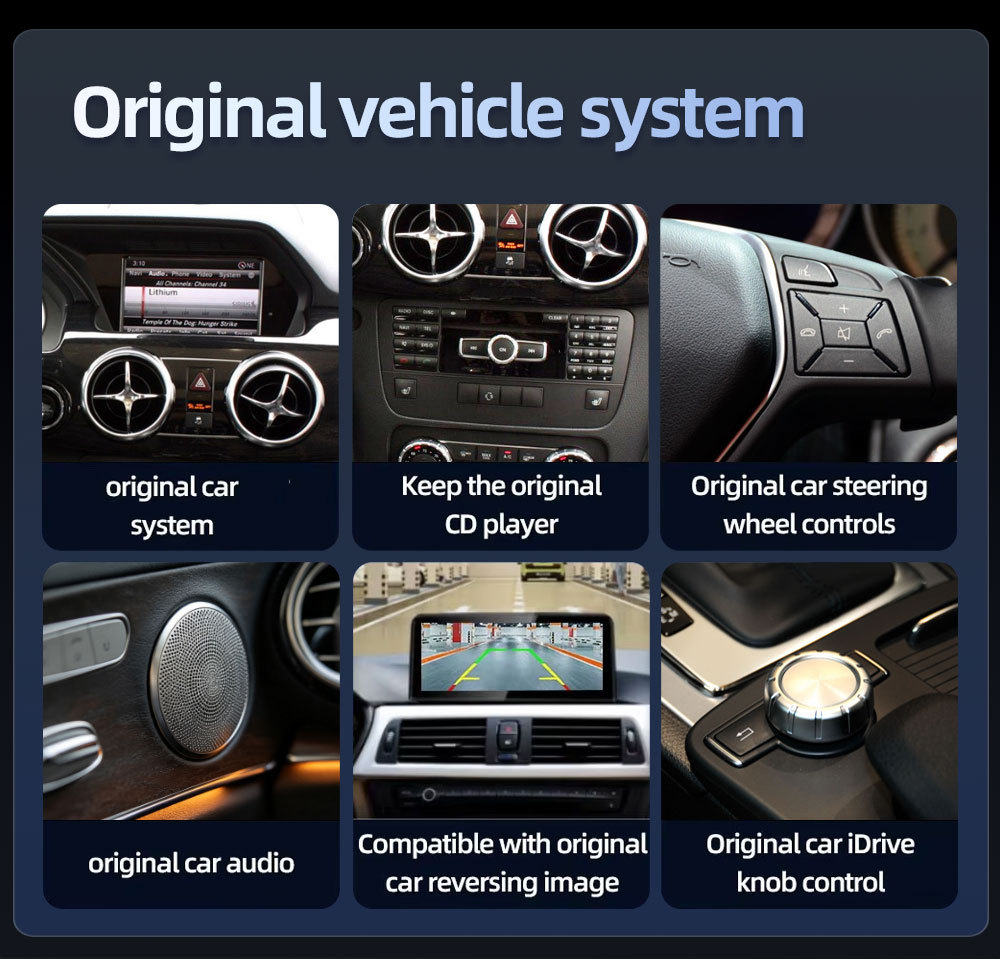 7inch Suitable for Mercedes-Benz Glk X204 Car Central Control Large Screen Navigation Carplay All-In-One Player