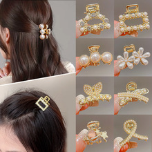 珍珠水钻发夹小巧精致发卡后脑勺抓夹小号刘海夹子2025款网红头饰
