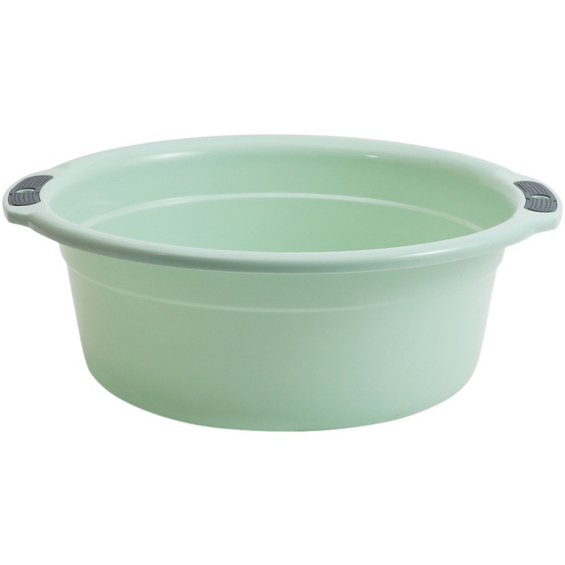 Household Washbasin Thickened Plastic Vegetable Basin Baby Washbasin Student Dormitory Storage Laundry Footbath Wholesale